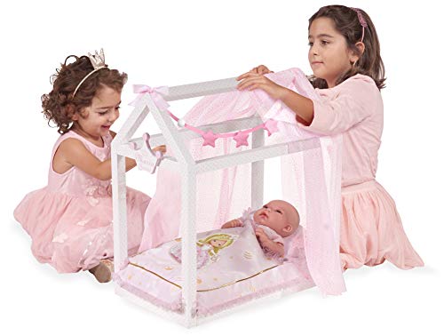 Cama Casita Madera de Muñecas María Decuevas 55028