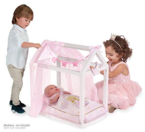 Cama Casita Madera de Muñecas María Decuevas 55028