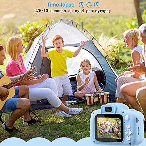 Cámara Para Niños, 1080p Hd De 2,0 Pulgadas Cámara Digital Para Niños 4 5 6 7 8 9 10 Años De Edad, Niños Y Niñas, A Prueba De Caídas, Camera Para Niños, Regalo De Juguete De Cumple(Color:A（pack of 2）)