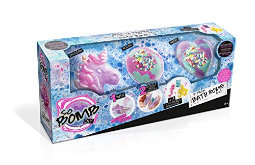 Canal Toys Kit Bombas de Baño 3 Paquetes Unicornio, Globo y Corazón BBD014, Multicolor (BBD 014)