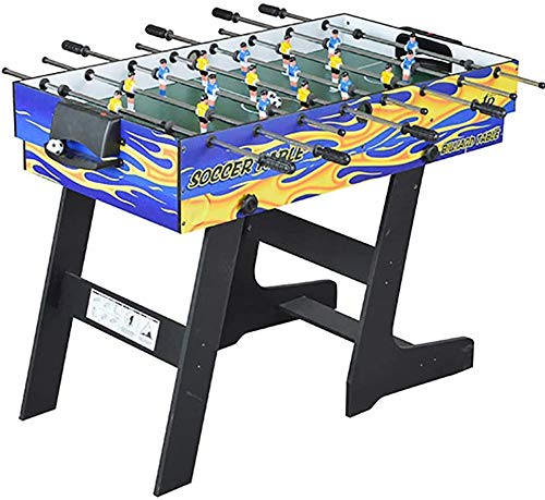 CARACHOME Mesa multijuego Plegable 5 en 1, Billar/Bolos y Ping Pong/futbolín/tejo para Adultos y niños, Juegos de Oficina en casa