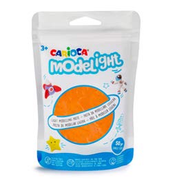 Carioca Set Modelight | Pasta de Modelar Super Ligera y Flexible para Niños y Adultos, 12 Bolsas con Cremallera de 50g con Colores Surtidos