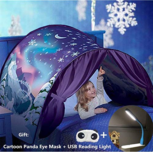 Carpa para Cama,Tiendas De Ensueño,Carpa De Ensueño,Carpa Cojin Molon,Carpa para Niños,Carpa Niños,Carpa Infantil Navidad Y Regalos De Cumpleaños (Copo de Nieve)