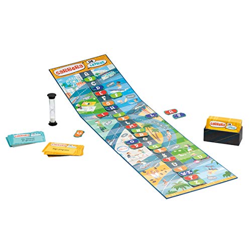 Carrera de letras (Lúdilo) – Juego de Mesa Educativo para niños, juega con las palabras y fomenta la adquisición de vocabulario, Jugar en familia para aprender y desarrollar el lenguaje