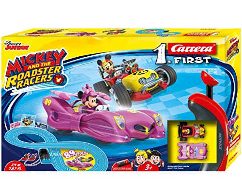 Carrera First and The Roadster Racers Mickey Mouse Circuito de Coches, 2,4 Meter (20063019)