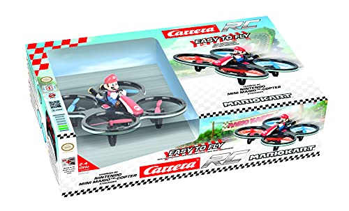 Carrera RC- RC Kart 2,4GHz Mini Mario Helicóptero, Multicolor (Carrera Toys GmbH 370503024)