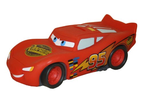 Cars The Movie Bullyland 12230-Hucha, Disney Pixar, Rayo McQueen, aprox. 24 cm de altura, un gran regalo niñas, ideal para el ahorro y el dinero de bolsillo, color colorido (12230)