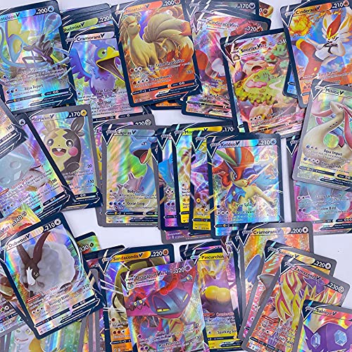 Cartas Pokémon coleccionables 100 Unidades + 12 muñecos Pokemon incluidos, Juego de Cartas coleccionables, Cartas de Batalla, Cartas Raras, Tarjetas Brillantes.