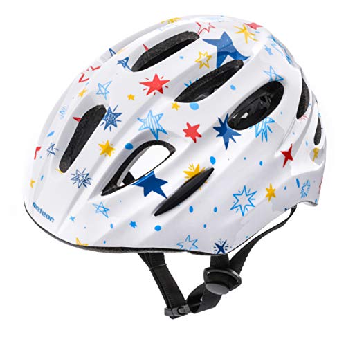 Casco Bicicleta Bebe Helmet Bici Ciclismo para Niño - Cascos para Infantil Bici Helmet para Patinete Ciclismo Montaña BMX Carretera Skate Patines monopatines KS01 (S 48-52 cm, Little Stars)