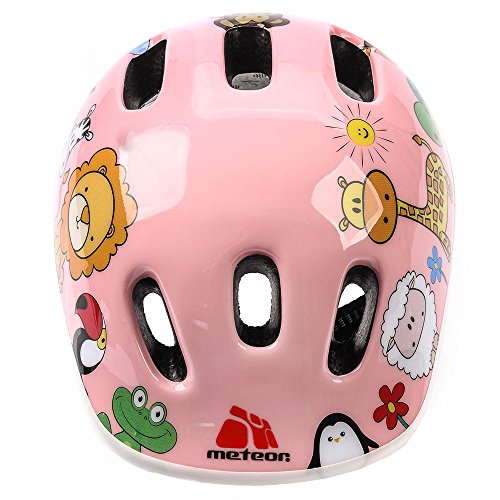 Casco Bicicleta Bebe Helmet Bici Ciclismo para Niño - Cascos para Infantil Bici Helmet para Patinete Ciclismo Montaña BMX Carretera Skate Patines monopatines MV6-2 (XS(44-48cm), Animals)