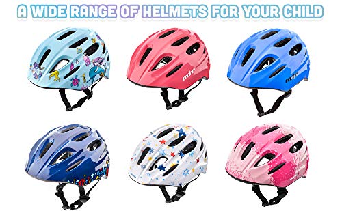 Casco Bicicleta Bebe Helmet Bici Ciclismo para Niño - Cascos para Infantil Bici Helmet para Patinete Ciclismo Montaña BMX Carretera Skate Patines monopatines KS01 (S 48-52 cm, MTR Pink)