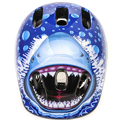 Casco Bicicleta Bebe Helmet Bici Ciclismo para Niño - Cascos para Infantil Bici Helmet para Patinete Ciclismo Montaña BMX Carretera Skate Patines monopatines MV6-2 (XS(44-48cm), Shark)