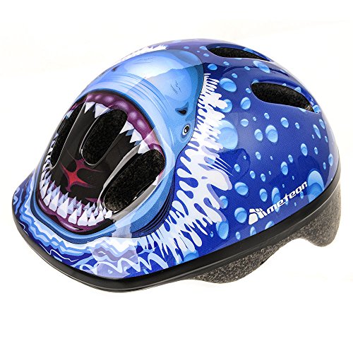 Casco Bicicleta Bebe Helmet Bici Ciclismo para Niño - Cascos para Infantil Bici Helmet para Patinete Ciclismo Montaña BMX Carretera Skate Patines monopatines MV6-2 (XS(44-48cm), Shark)