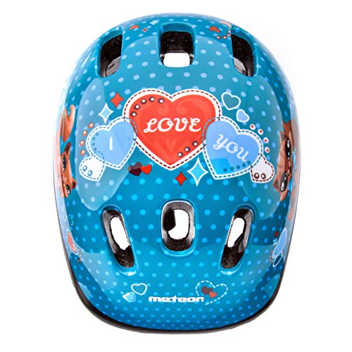 Casco Bicicleta Bebe Helmet Bici Ciclismo para Niño - Cascos para Infantil Bici Helmet para Patinete Ciclismo Montaña BMX Carretera Skate Patines monopatines (XS 44-48 cm, Kitty)