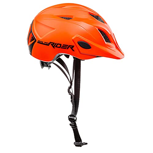 Casco Infantil MOLTO con Luz de Seguridad, con 3 Diferentes Posiciones, de 5 a 12 años, Fabricado en ABS y Resistente a los Golpes y Ajustable. Medidas de 52-58 cm