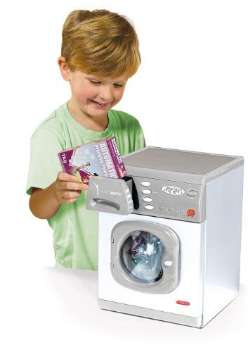 Casdon 476 Little Helper - Lavadora electrónica Modelo Hotpoint de Juguete (Altura 30 cm, Funciona con Pilas, Importado de Reino Unido)