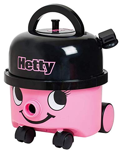 Casdon 729 Hetty Pink Toy Aspirador para niños Mayores de 3 años | Se ve y Funciona como lo Real