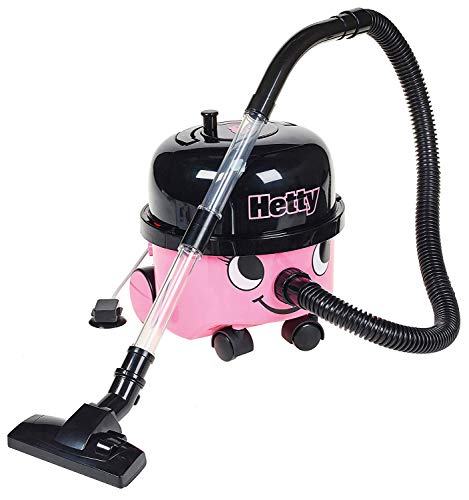 Casdon 729 Hetty Pink Toy Aspirador para niños Mayores de 3 años | Se ve y Funciona como lo Real