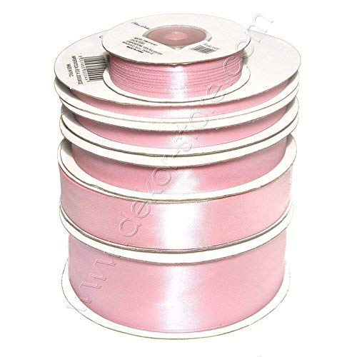 C.D.B. Cinta de Raso Doble Rosa H 15mm, L. 50 MTS