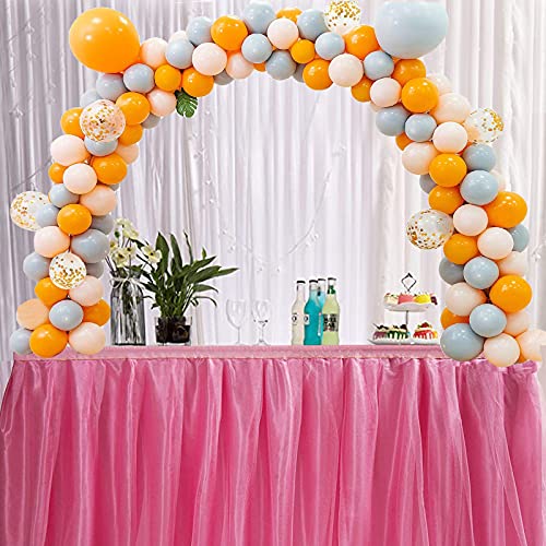 CEASELESLY arco para globos,Kit de Arco de Globo,kit de arco de globo decorativo,soporte de globo de mesa ajustable, para cumpleaños、boda、fiesta、Navidad、Halloween