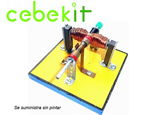 CEBEKIT - Motor eléctrico básico, Kit didáctico, Color Beige (Fadisel C-6145)