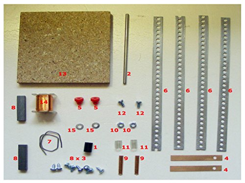 CEBEKIT - Motor eléctrico básico, Kit didáctico, Color Beige (Fadisel C-6145)