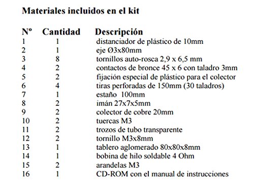 CEBEKIT - Motor eléctrico básico, Kit didáctico, Color Beige (Fadisel C-6145)