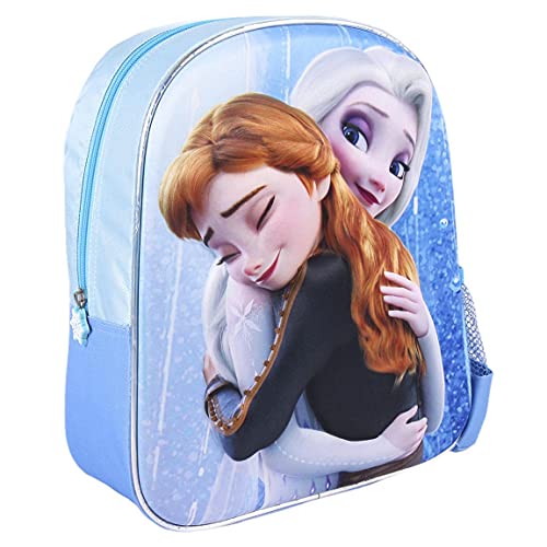 CERDÁ LIFE'S LITTLE MOMENTS Botella de Agua Infantil Frozen II-Licencia Oficial Disney para Niñas, Azul, Mochila Recomendada 3-6 años, en Edad de Preescolar