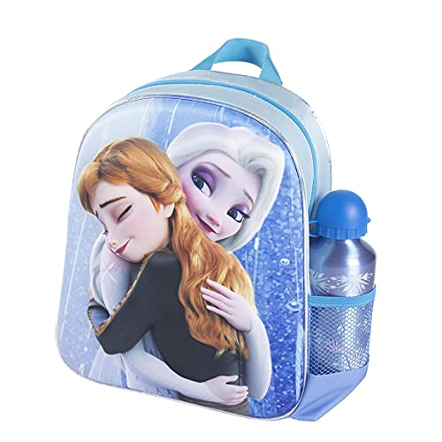 CERDÁ LIFE'S LITTLE MOMENTS Botella de Agua Infantil Frozen II-Licencia Oficial Disney para Niñas, Azul, Mochila Recomendada 3-6 años, en Edad de Preescolar