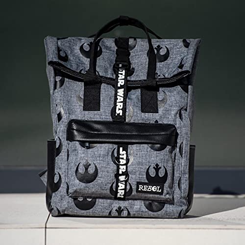 CERDÁ LIFE'S LITTLE MOMENTS - Mochila Casual Travel de Star Wars de Color Gris - Mochila 42 cm | Licencia Oficial Disney Studios, Infantil (CRD-2100002868)