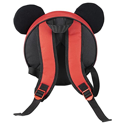 CERDÁ LIFE'S LITTLE MOMENTS, Mochila Infantil 3D de Mickey-Licencia Oficial Disney Niños, Negro, Especialmente recomendada 2-6 años