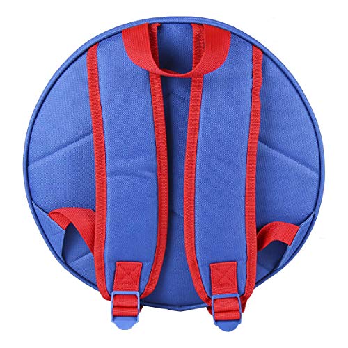 CERDÁ LIFE'S LITTLE MOMENTS - Mochila Infantil Capitan America de The Avengers en 3D - Licencia Oficial Marvel Studios, Azul, 310X310X100mm