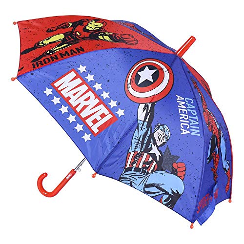 CERDÁ LIFE'S LITTLE MOMENTS- Paraguas Automático Infantil Heroes Licencia Oficial Marvel, Color Azul Marino (2400000537_T45C-C55)