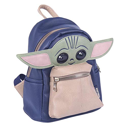 Cerdá Mochila Baby Yoda 3D-Licencia Oficial Star Wars, Cuero: sintético, Multicolor, Grande