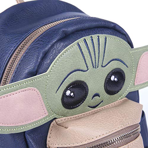 Cerdá Mochila Baby Yoda 3D-Licencia Oficial Star Wars, Cuero: sintético, Multicolor, Grande