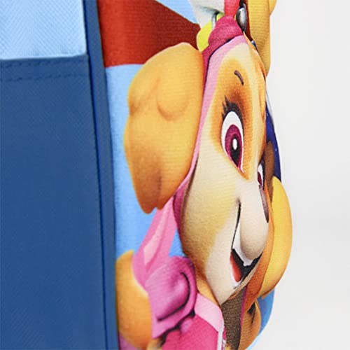 Cerdá, Mochila con Ruedas Infantil 3D de Paw Patrol-Licencia Oficial Nickelodeon Unisex niños, Multicolor, 260X310X100MM