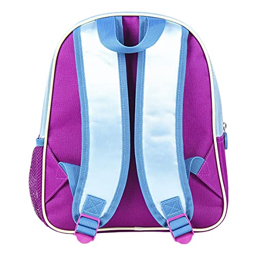 Cerdá, Mochila Infantil 3D Frozen de Color Azul-Licencia Oficial de Dinsey Studios Unisex niños, Multicolor, 260X310X100MM