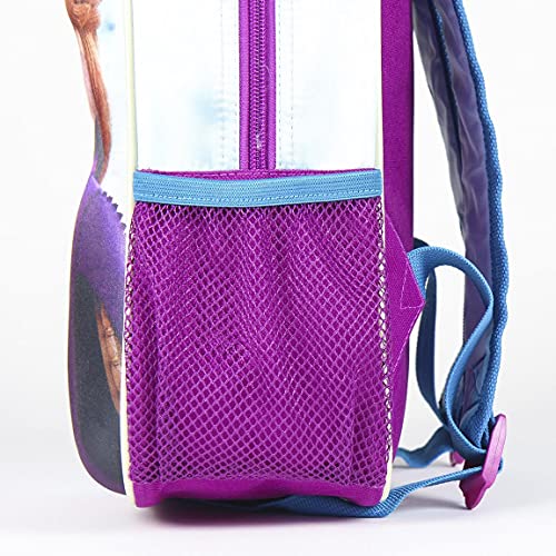 Cerdá, Mochila Infantil 3D Frozen de Color Azul-Licencia Oficial de Dinsey Studios Unisex niños, Multicolor, 260X310X100MM