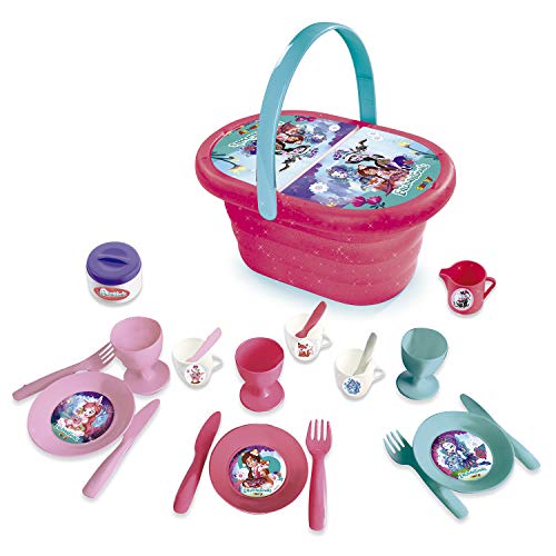 Cesta picnic de Enchantimals con 21 accesorios (Smoby 310553)