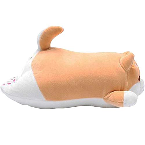 CESUO Almohada de Peluche DiseeO de Shiba Inu Lindo Corgi Akita Regalos de Juguete de MuuEca de Animales de Peluche para Regalo de San ValentíN, Navidad, SillóN