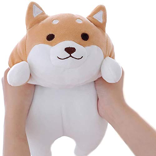 CESUO Almohada de Peluche DiseeO de Shiba Inu Lindo Corgi Akita Regalos de Juguete de MuuEca de Animales de Peluche para Regalo de San ValentíN, Navidad, SillóN