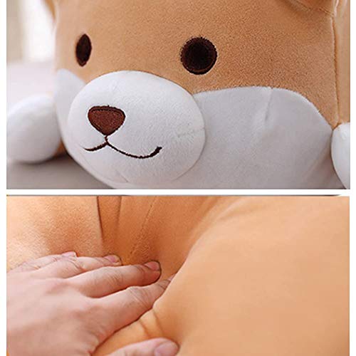 CESUO Almohada de Peluche DiseeO de Shiba Inu Lindo Corgi Akita Regalos de Juguete de MuuEca de Animales de Peluche para Regalo de San ValentíN, Navidad, SillóN