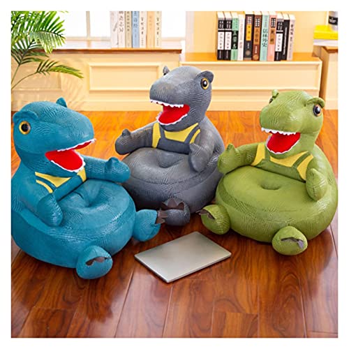 Cfanbp Simulación Creativa Cocodrilo Cuero de Cuero Dinosaurio Sofá Aprendizaje Asiento Sillón Sofá Lavable Sofá Extraíble Lleve Toy Regalo Juguetes de Peluche (Color : Gray)