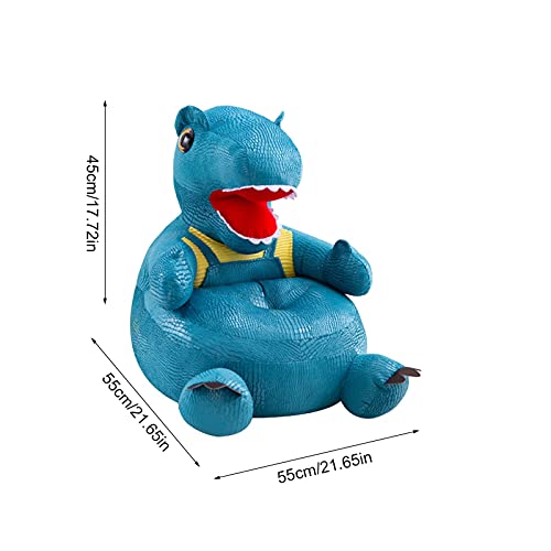 Cfanbp Simulación Creativa Cocodrilo Cuero de Cuero Dinosaurio Sofá Aprendizaje Asiento Sillón Sofá Lavable Sofá Extraíble Lleve Toy Regalo Juguetes de Peluche (Color : Gray)