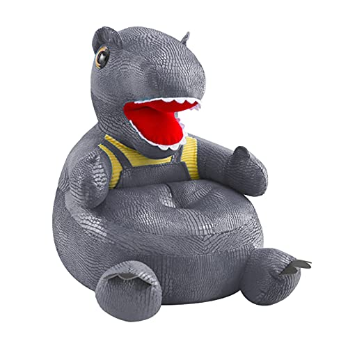 Cfanbp Simulación Creativa Cocodrilo Cuero de Cuero Dinosaurio Sofá Aprendizaje Asiento Sillón Sofá Lavable Sofá Extraíble Lleve Toy Regalo Juguetes de Peluche (Color : Gray)