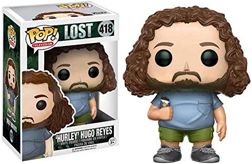 CFFEFN Cheaaff Pop Serie de televisión Lost Hurley Hugo Reyes # 418 Figura de acción de Vinilo muñecas Juguetes