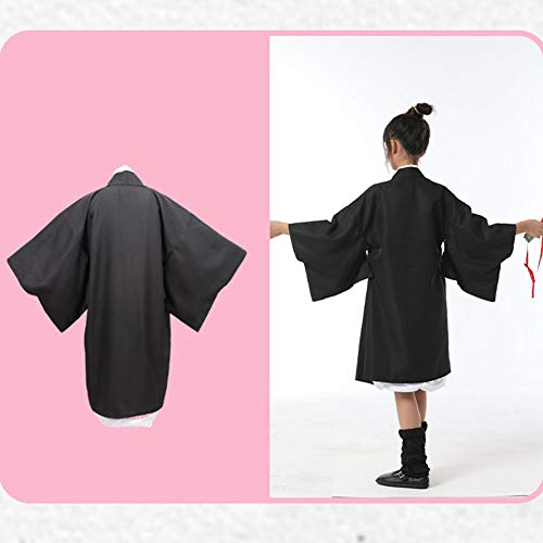 CGBF - Disfraz de Demon Slayer Anime Kimetsu No Yaiba Cosplay Kamado Nezuko Cosplay Disfraz para Niño Halloween Disfraces Comic Game Party Costume, Rosa, 125 ~ 135