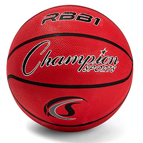 Champion Sport Pro - Balón de Baloncesto de Goma, Color Naranja, tamaño Size 28.5" Diameter