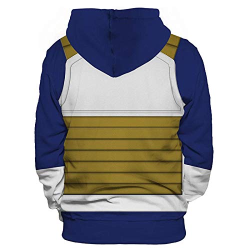 Charous Sudaderas con Capucha de Anime Dragon Ball Cosplay, Nueva Sudadera con Capucha Unisex con Estampado 3D de 2021 Utilizada para Cosplay de Festival o Regalo