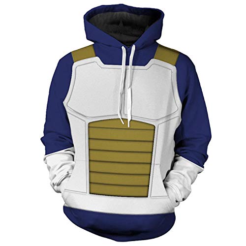 Charous Sudaderas con Capucha de Anime Dragon Ball Cosplay, Nueva Sudadera con Capucha Unisex con Estampado 3D de 2021 Utilizada para Cosplay de Festival o Regalo